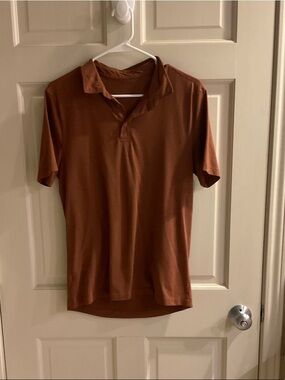 lululemon athletica Men's Short Sleeve Polo - Rust